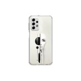 Dali Design Samsung Galaxy A33 Uyumlu Şeffaf Kılıf Estetik Yüz 2 Tasarımlı