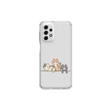 Dali Design Samsung Galaxy A33 Uyumlu Şeffaf Kılıf Kedişler 4 Tasarımlı