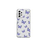 Dali Design Samsung Galaxy A33 Uyumlu Şeffaf Kılıf Kelebek 3 Tasarımlı