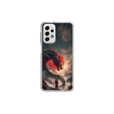 Dali Design Samsung Galaxy A33 Uyumlu Şeffaf Kılıf Samurai 3 Tasarımlı