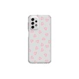Dali Design Samsung Galaxy A33 Uyumlu Şeffaf Kılıf Şeffaf Kalp 3 Tasarımlı