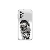 Dali Design Samsung Galaxy A33 Uyumlu Şeffaf Kılıf Spartan 3 Tasarımlı