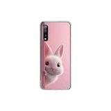 Dali Design Samsung Galaxy A50 Uyumlu Şeffaf Kılıf 5 Peluş Tavşan Tasarımlı