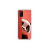 Dali Design Samsung Galaxy A51 Uyumlu Şeffaf Kılıf 4 Peluş Panda Tasarımlı