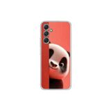Dali Design Samsung Galaxy A54 Uyumlu Şeffaf Kılıf 4 Peluş Panda Tasarımlı