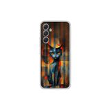 Dali Design Samsung Galaxy A54 Uyumlu Şeffaf Kılıf Aesthetic 2 Tasarımlı