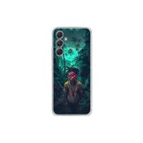 Dali Design Samsung Galaxy A54 Uyumlu Şeffaf Kılıf Aesthetic 7 Tasarımlı