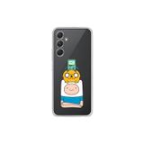 Dali Design Samsung Galaxy A54 Uyumlu Şeffaf Kılıf Cartoon 1 Tasarımlı