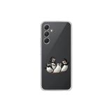 Dali Design Samsung Galaxy A54 Uyumlu Şeffaf Kılıf Cartoon 8 Tasarımlı