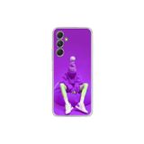 Dali Design Samsung Galaxy A54 Uyumlu Şeffaf Kılıf No Face 6 Tasarımlı