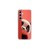 Dali Design Samsung Galaxy A55 Uyumlu Şeffaf Kılıf 4 Peluş Panda Tasarımlı