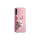 Dali Design Samsung Galaxy A70 Uyumlu Şeffaf Kılıf 5 Peluş Tavşan Tasarımlı
