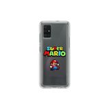 Dali Design Samsung Galaxy A71 Uyumlu Şeffaf Kılıf 2 Mario Tasarımlı