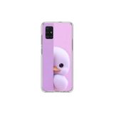 Dali Design Samsung Galaxy A71 Uyumlu Şeffaf Kılıf 3 Peluş Ördek Tasarımlı