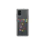 Dali Design Samsung Galaxy A71 Uyumlu Şeffaf Kılıf 3 Tetris Tasarımlı