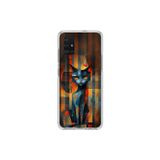 Dali Design Samsung Galaxy A71 Uyumlu Şeffaf Kılıf Aesthetic 2 Tasarımlı