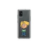 Dali Design Samsung Galaxy A71 Uyumlu Şeffaf Kılıf Cartoon 2 Tasarımlı