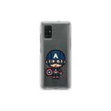 Dali Design Samsung Galaxy A71 Uyumlu Şeffaf Kılıf Chibi 4 Tasarımlı