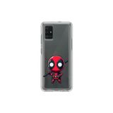 Dali Design Samsung Galaxy A71 Uyumlu Şeffaf Kılıf Chibi 8 Tasarımlı