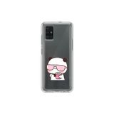 Dali Design Samsung Galaxy A71 Uyumlu Şeffaf Kılıf Couple Ayıcık 2 Tasarımlı