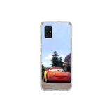 Dali Design Samsung Galaxy A71 Uyumlu Şeffaf Kılıf Couple Mcqueen 1 Tasarımlı
