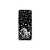 Dali Design Samsung Galaxy A71 Uyumlu Şeffaf Kılıf Einstein Tasarımlı