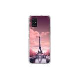 Dali Design Samsung Galaxy A71 Uyumlu Şeffaf Kılıf Paris 3 Tasarımlı
