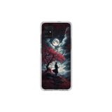 Dali Design Samsung Galaxy A71 Uyumlu Şeffaf Kılıf Samurai 2 Tasarımlı