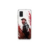 Dali Design Samsung Galaxy A71 Uyumlu Şeffaf Kılıf Spartan 1 Tasarımlı