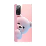 Dali Design Samsung Galaxy S20 Fe Uyumlu Şeffaf Kılıf 1 Peluş Ayıcık Tasarımlı