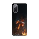 Dali Design Samsung Galaxy S20 Fe Uyumlu Şeffaf Kılıf Balta Tasarımlı