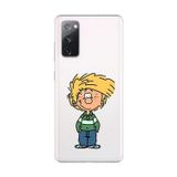 Dali Design Samsung Galaxy S20 Fe Uyumlu Şeffaf Kılıf Cartoon Cedric 2 Tasarımlı