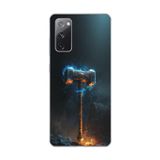 Dali Design Samsung Galaxy S20 Fe Uyumlu Şeffaf Kılıf Çekiç Tasarımlı