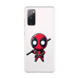 Dali Design Samsung Galaxy S20 Fe Uyumlu Şeffaf Kılıf Chibi Deadpool 8 Tasarımlı