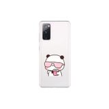 Dali Design Samsung Galaxy S20 Fe Uyumlu Şeffaf Kılıf Couple Ayıcık 2 Tasarımlı