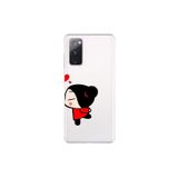 Dali Design Samsung Galaxy S20 Fe Uyumlu Şeffaf Kılıf Couple Garry 2 Tasarımlı