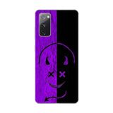 Dali Design Samsung Galaxy S20 Fe Uyumlu Şeffaf Kılıf Devil 3 Tasarımlı