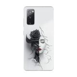 Dali Design Samsung Galaxy S20 Fe Uyumlu Şeffaf Kılıf Estetik Yüz 4 Tasarımlı