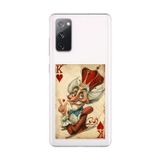 Dali Design Samsung Galaxy S20 Fe Uyumlu Şeffaf Kılıf Kartlar King 4 Tasarımlı