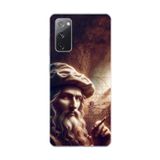 Dali Design Samsung Galaxy S20 Fe Uyumlu Şeffaf Kılıf Leonardo Da Vinci Tasarımlı