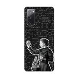 Dali Design Samsung Galaxy S20 Fe Uyumlu Şeffaf Kılıf Marie Curie Tasarımlı