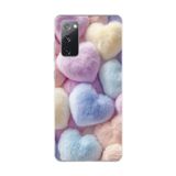 Dali Design Samsung Galaxy S20 Fe Uyumlu Şeffaf Kılıf Peluş Tasarımlı