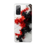 Dali Design Samsung Galaxy S20 Fe Uyumlu Şeffaf Kılıf Renkli Boya 1 Tasarımlı