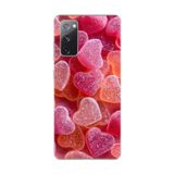 Dali Design Samsung Galaxy S20 Fe Uyumlu Şeffaf Kılıf Şeker Tasarımlı