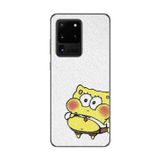 Dali Design Samsung Galaxy S20 Ultra Uyumlu Şeffaf Kılıf Sünger Bob Mini Tasarımlı