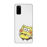 Dali Design Samsung Galaxy S20+ Uyumlu Şeffaf Kılıf Sünger Bob Mini Tasarımlı