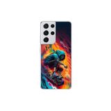 Dali Design Samsung Galaxy S21 Ultra Uyumlu Şeffaf Kılıf Aesthetic 5 Tasarımlı