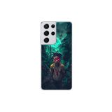 Dali Design Samsung Galaxy S21 Ultra Uyumlu Şeffaf Kılıf Aesthetic 7 Tasarımlı