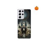 Dali Design Samsung Galaxy S21 Ultra Uyumlu Şeffaf Kılıf Antik Mısır 5 Tasarımlı
