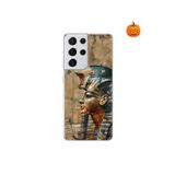 Dali Design Samsung Galaxy S21 Ultra Uyumlu Şeffaf Kılıf Antik Mısır 6 Tasarımlı
